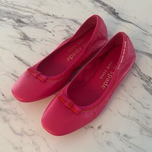 Kate spade Hot Pink Ballet Flats
